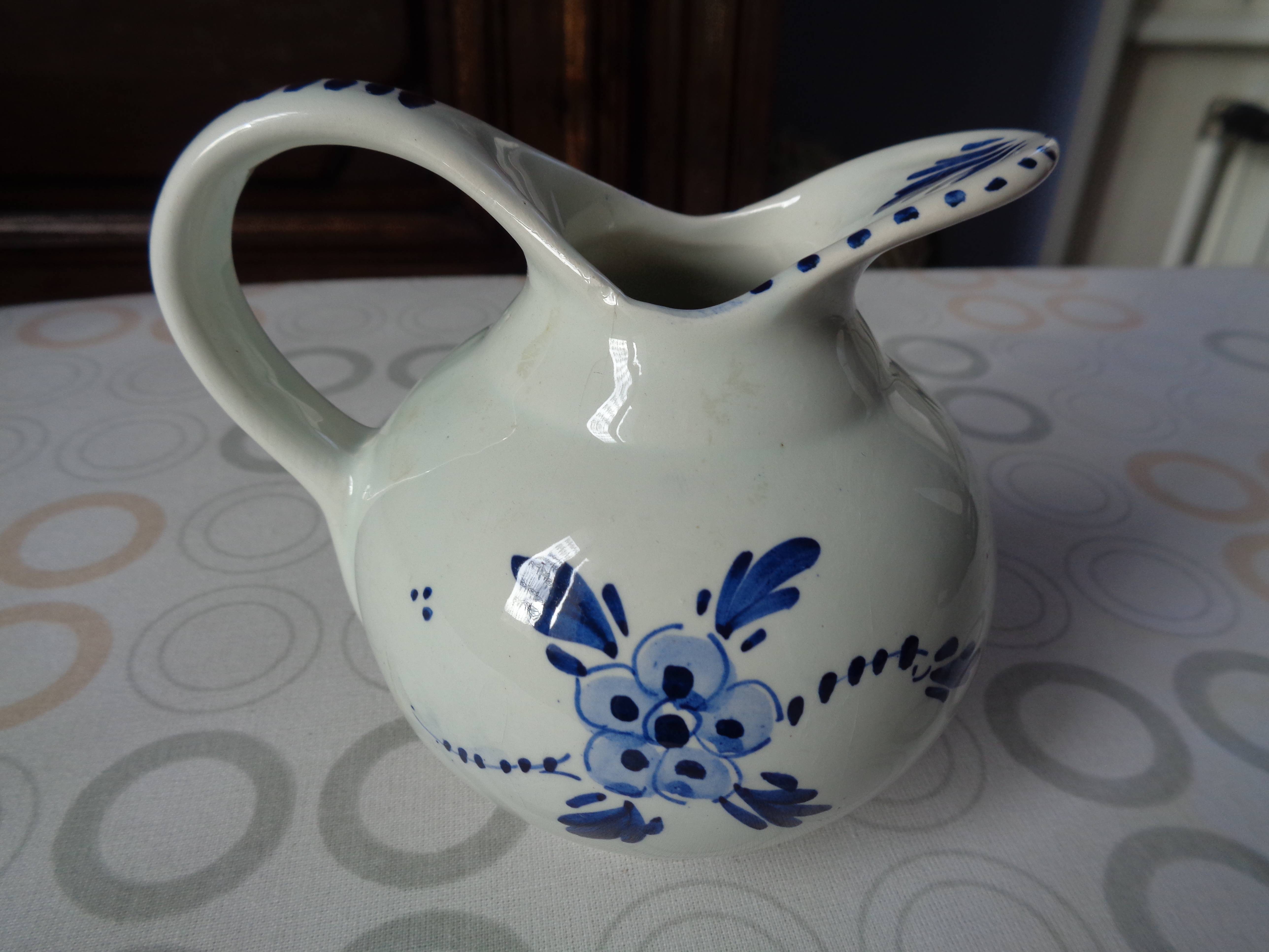 Petit pot à lait (ou déco) en céramique de Delft