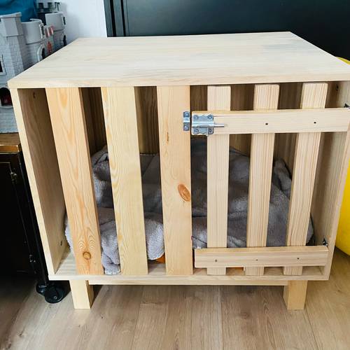 Cage en bois pour petit chien
