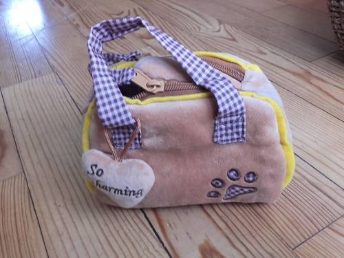 Petit sac « à chien » tout doux pour enfant