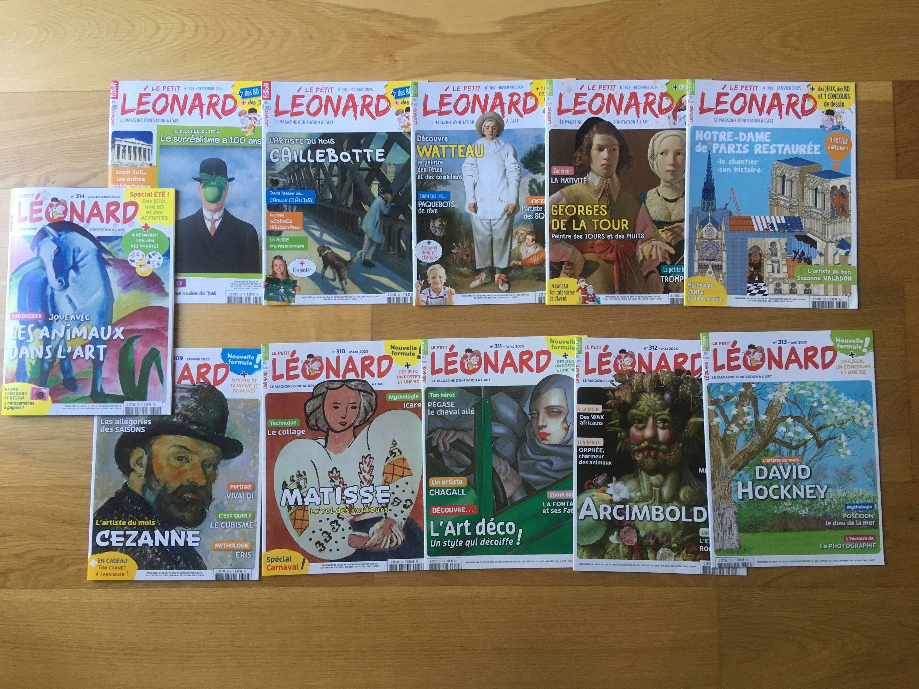 Lot de 11 « Petit Léonard »