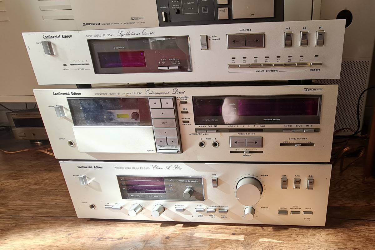 Vends chaîne hifi Continental Edison vintage