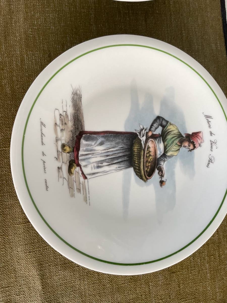 6 petites assiettes “métiers du vieux Paris”