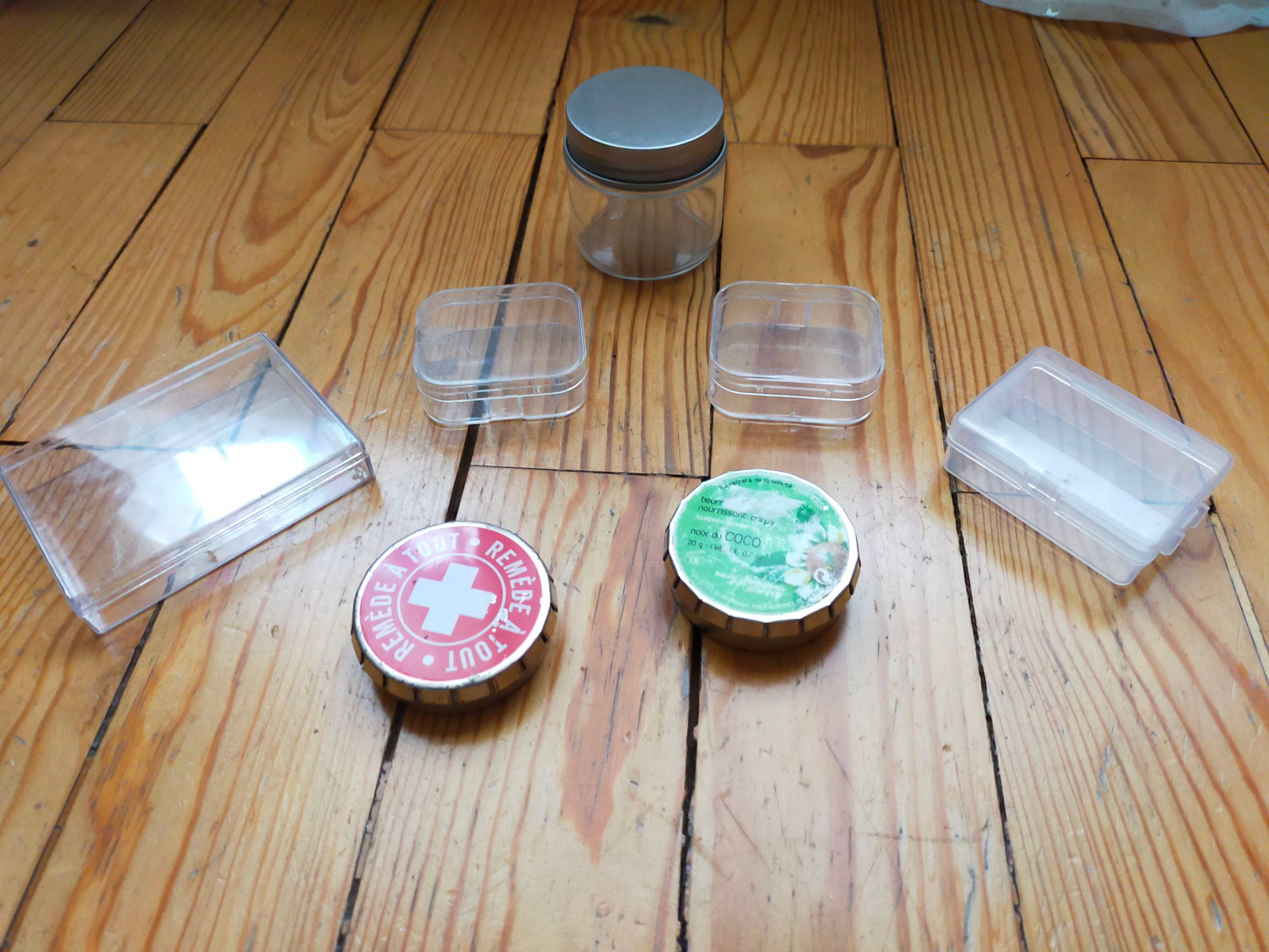 Caldamn Lot De 2 Boite Rangement Petite Boite Plastique Petites