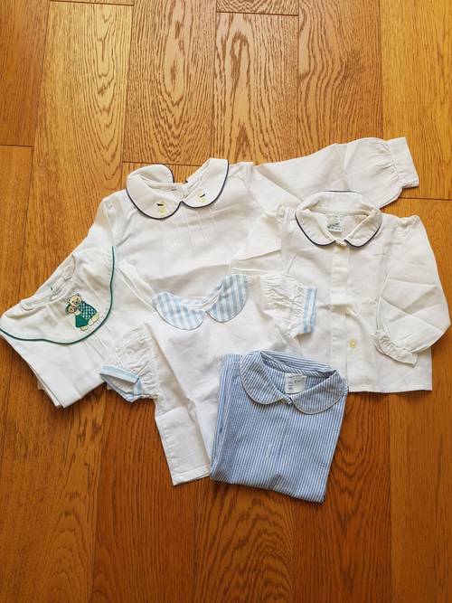 Lot petites chemises bébé