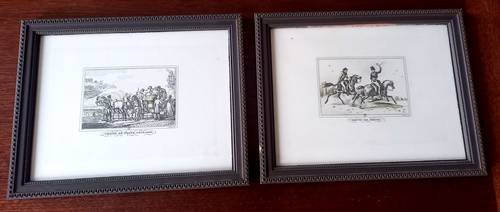 Deux petites gravures anglaises