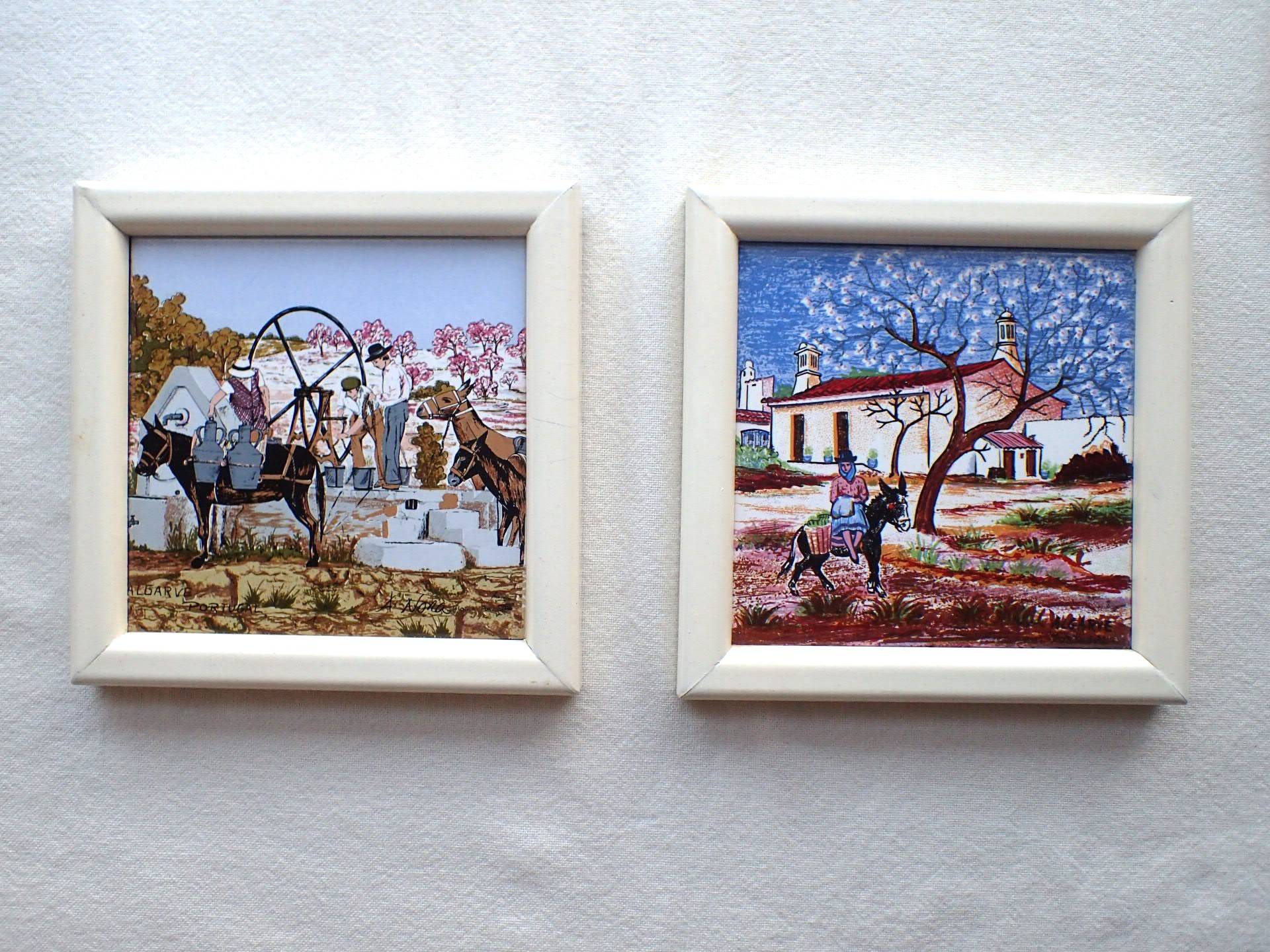 Lot De 2 Petits Cadres Ovales Dorés - Laiton 9x13 Cm - Déco Vintage Occasion