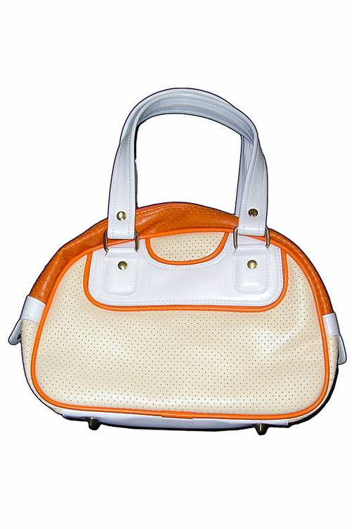 Petits Sac à Main Ecru & Orange- Edition Limitée - NEUF