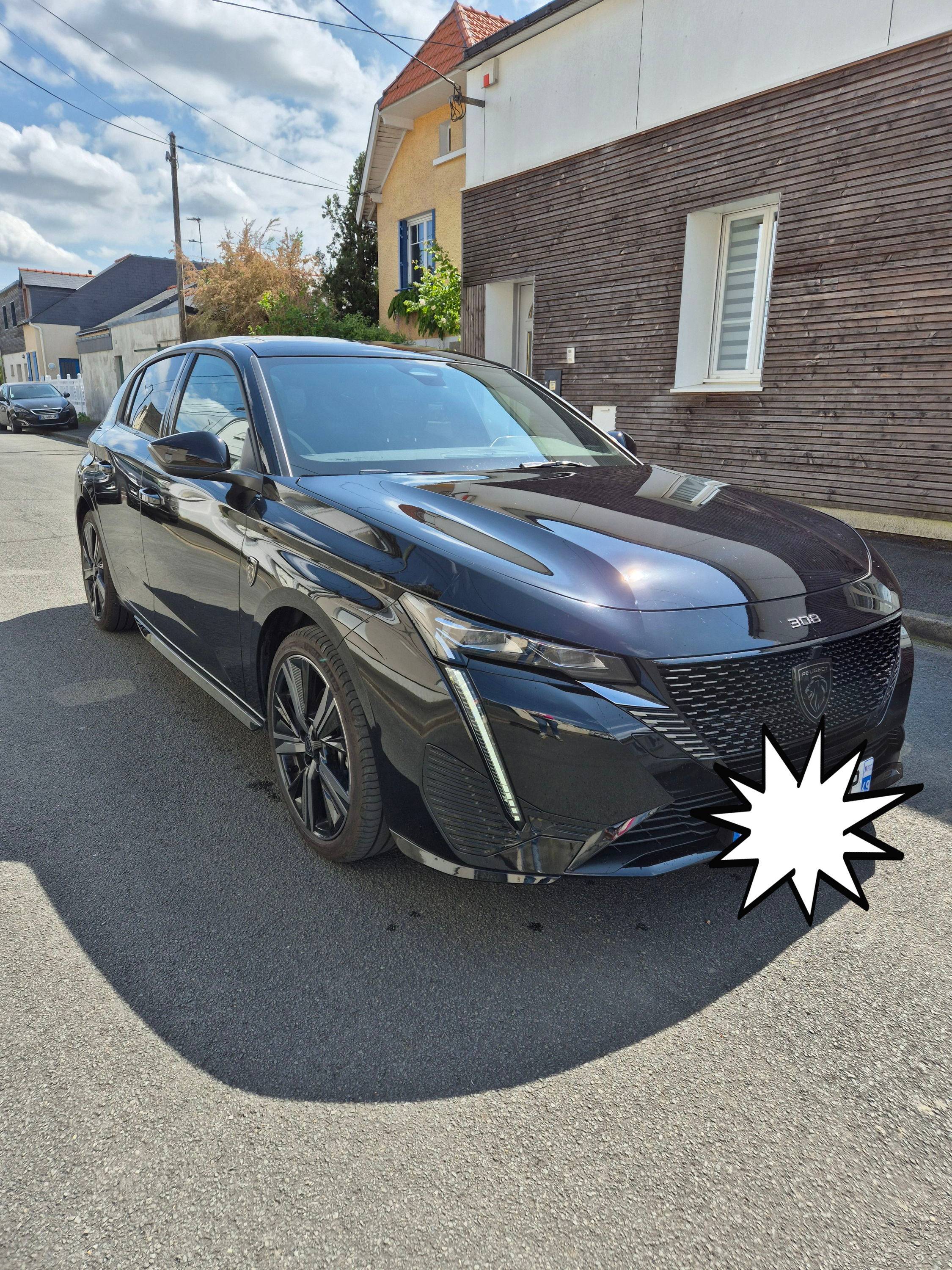 Vends Peugeot 308 berline GT hybrid 136 e-DCS6, 2024, 11000km