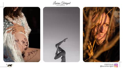 Propose mes services de photographe - Portraits artistiques, Maternité, célébrations intimes