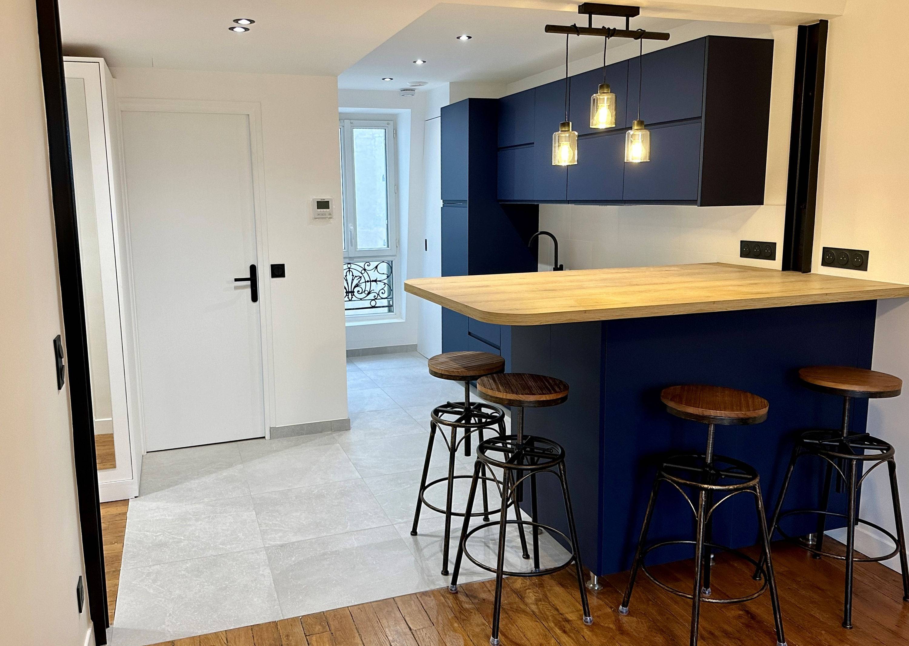 Loue appartement - beau 2 pièces meublé refait à neuf 2024 - 42m² - Paris 15ème