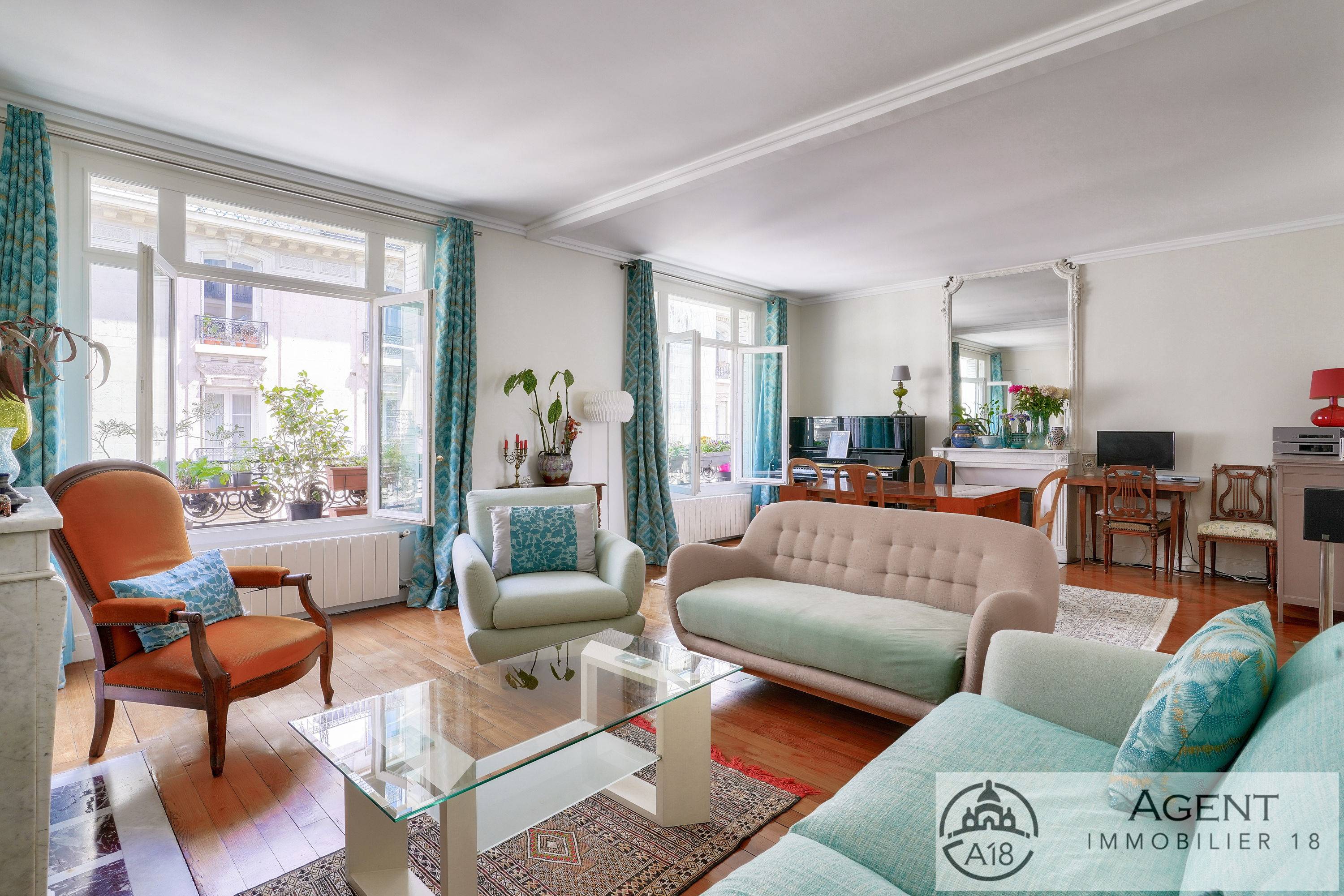 Vends appartement 92m² Paris 18ème - Cimetière de Montmartre