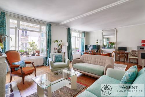 Vends appartement 92m² Paris 18ème - Cimetière de Montmartre
