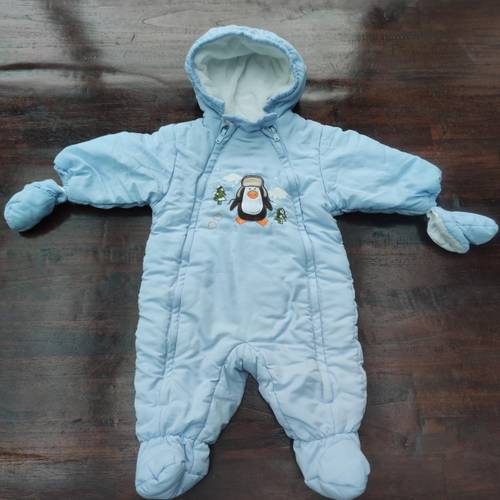 Pilote combinaison d’hiver bébé 12m