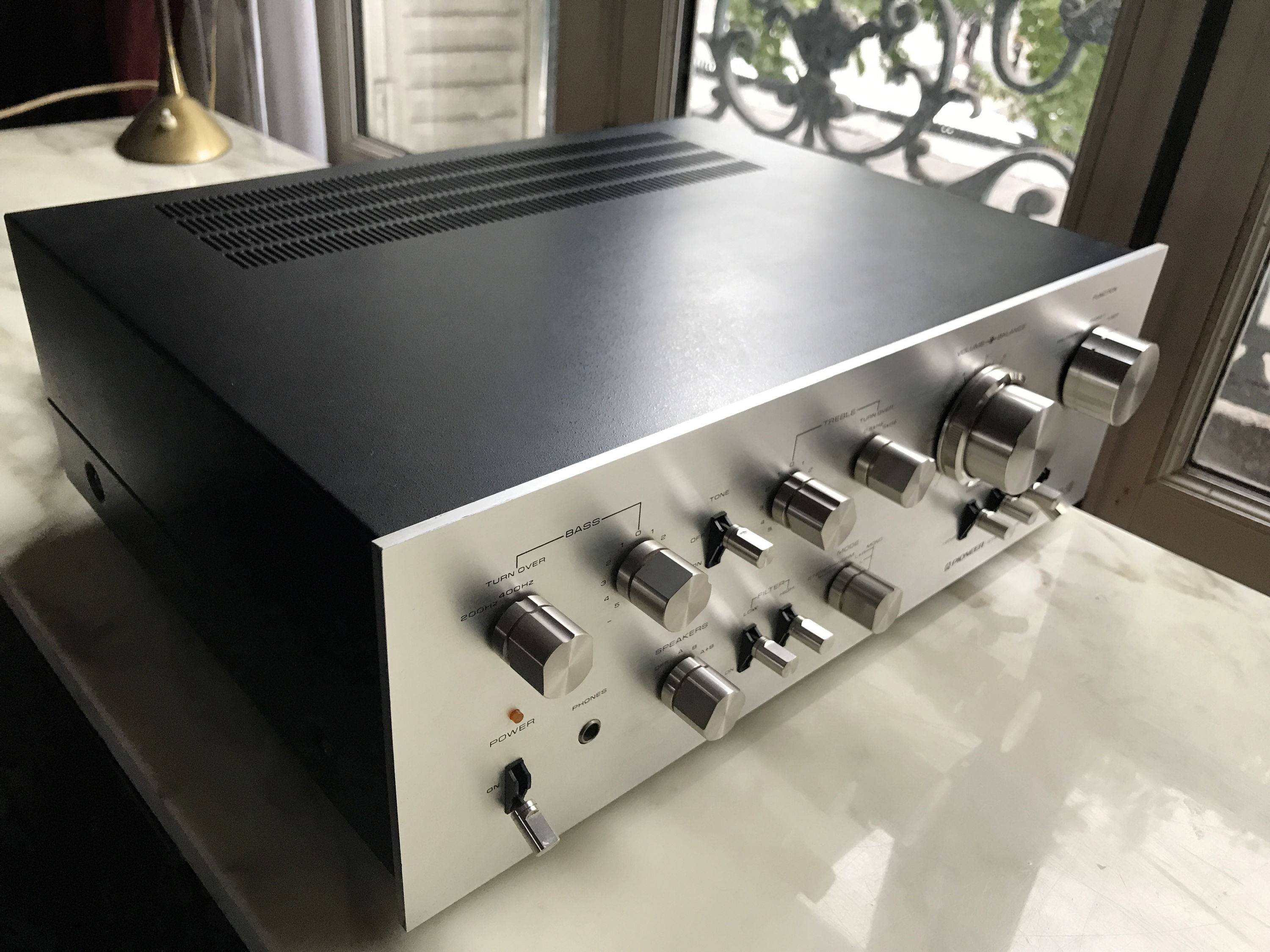 PIONEER SA-7500 • Excellent État • Amplificateur Intégré Stéréo • High End • 1978 • 100% Recapé