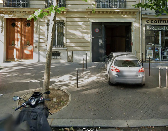 Loue place de parking Paris 17ème - Villiers