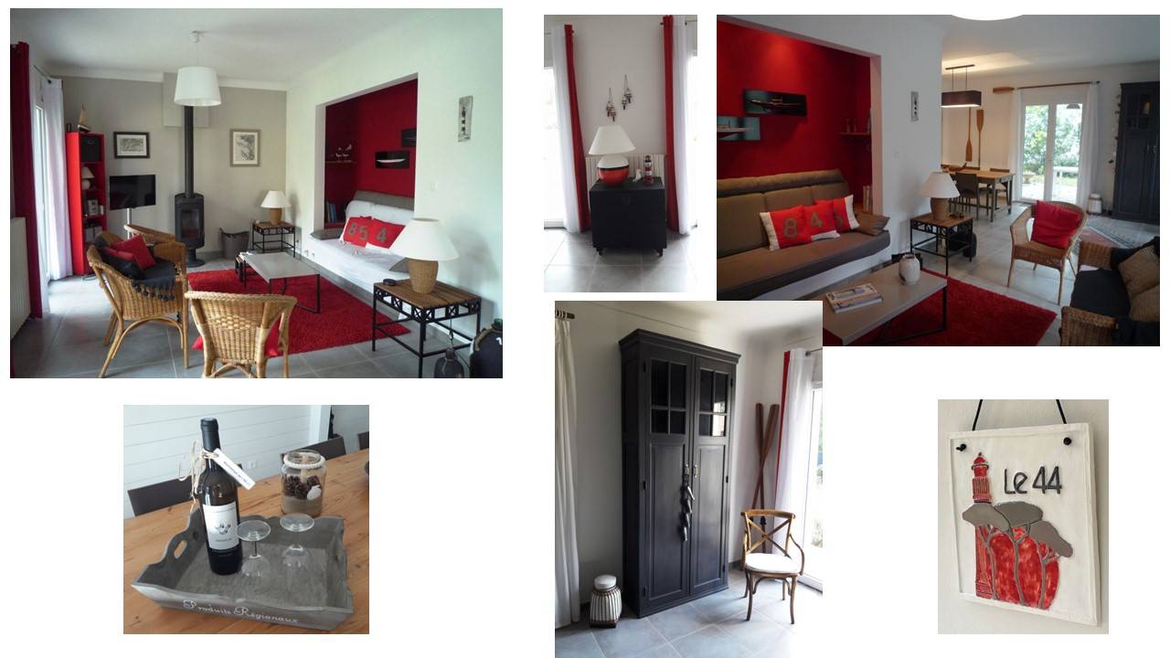 Loue plain pied en bord de mer cote atlantique 3 chambres, 6