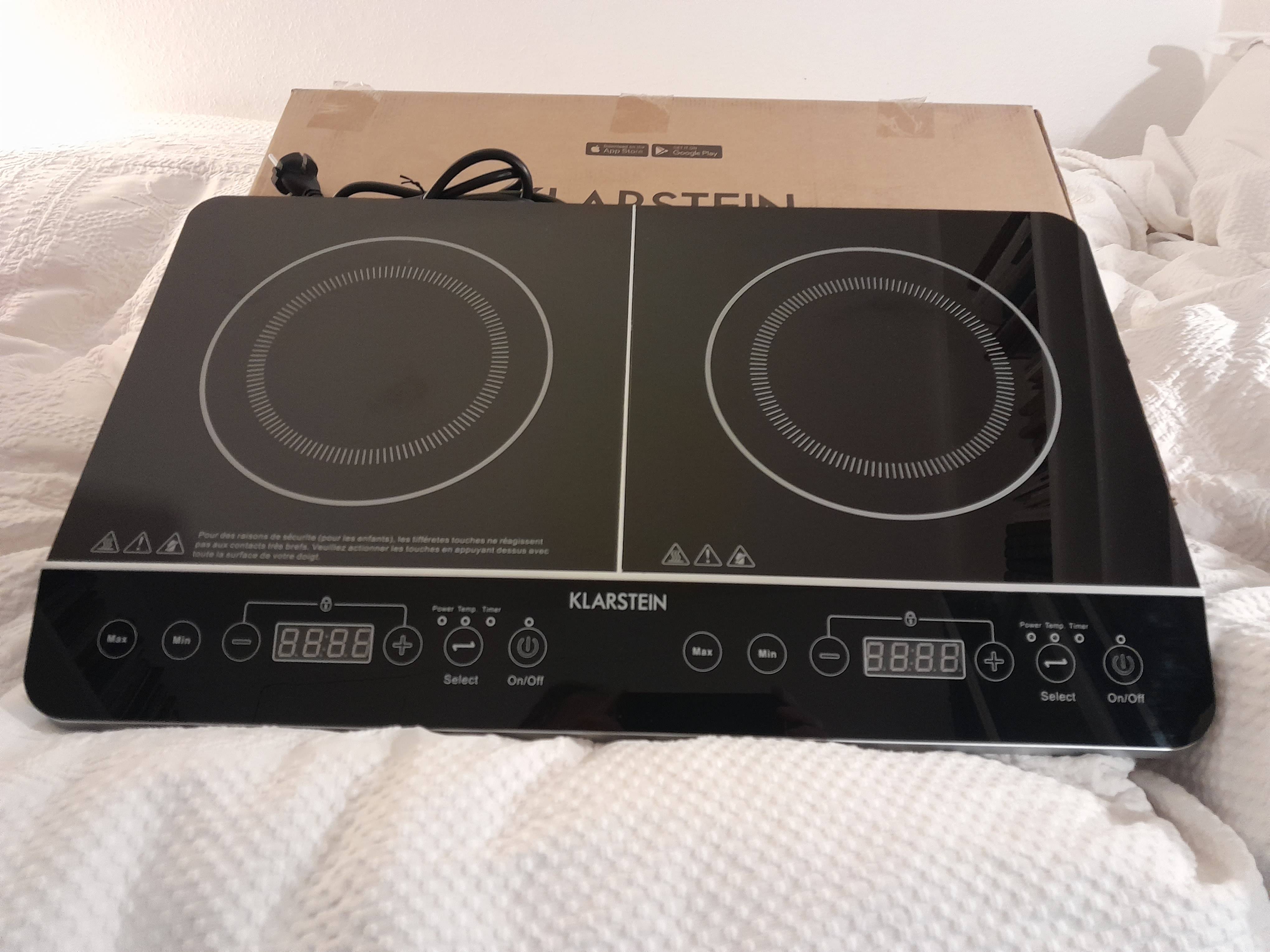 Réchaud à induction (double plaque de cuisson à poser) Klarstein neuve