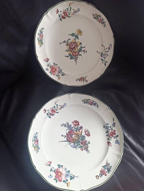2 plats ronds Villeroy et Boch