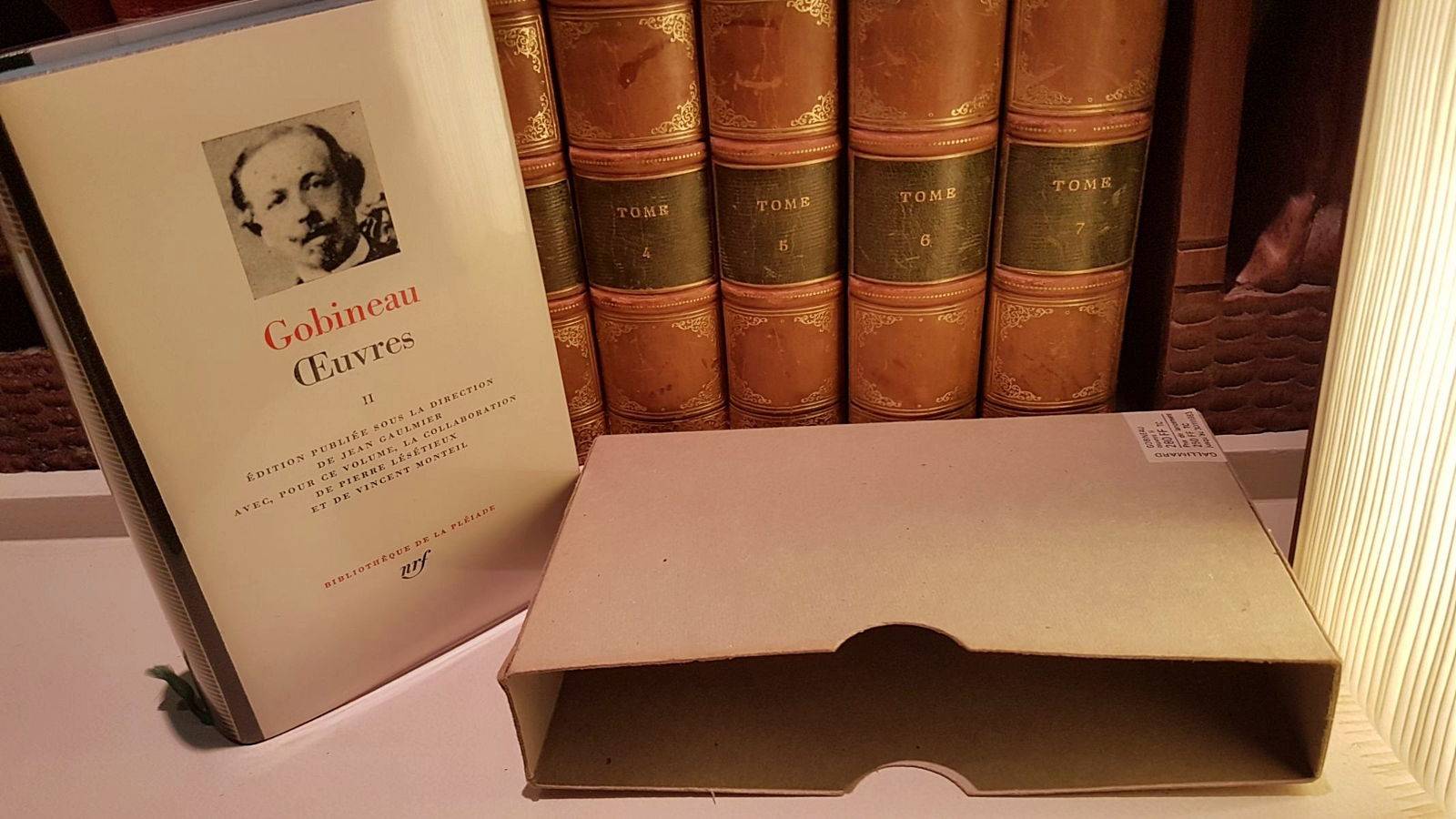 Vends livres La Pléiade, Gobineau, Oeuvres, Tome 2