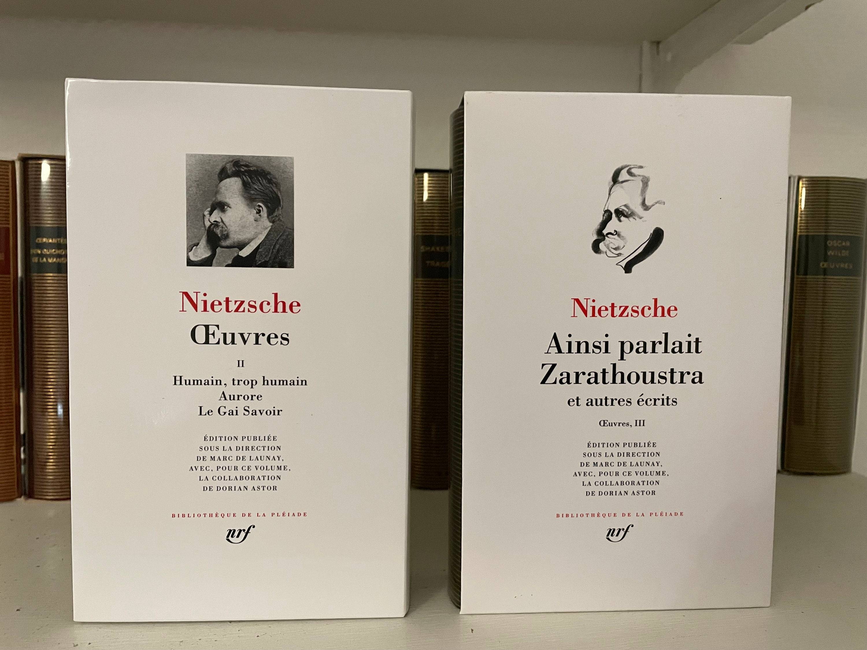 Pléiade Nietzsche - œuvres tome II et III