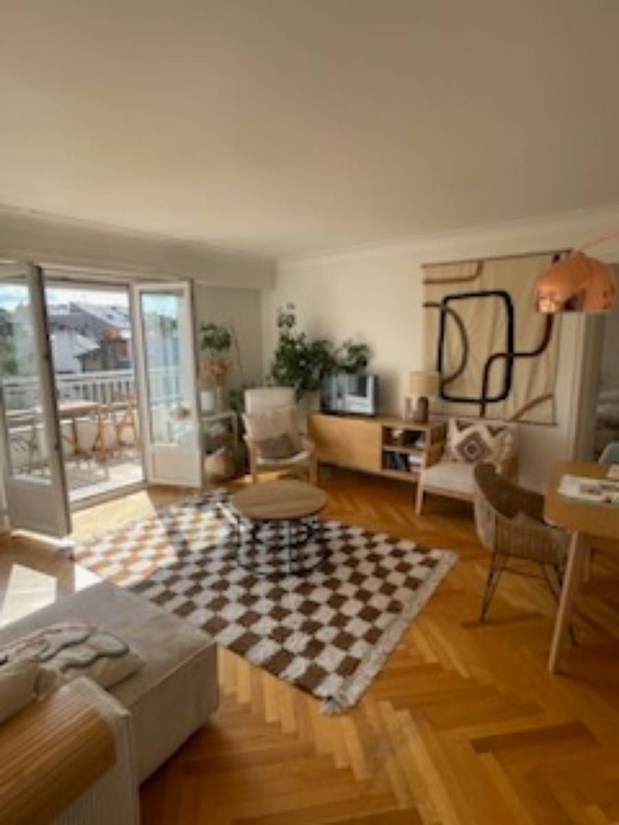 Loue T4, centre, calme, parking et balcon - 94m², Nantes (44)