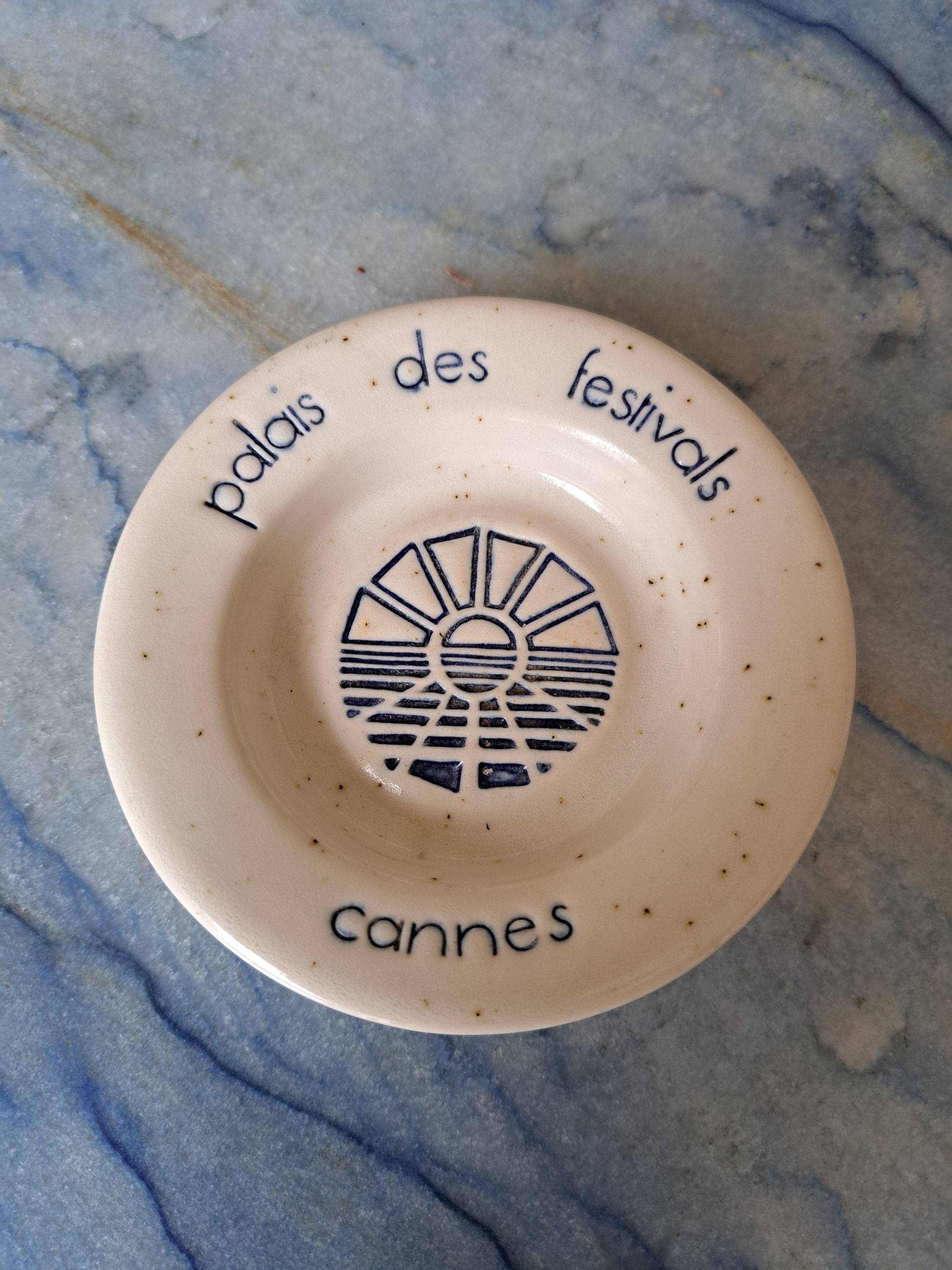 Vends vide-poche cendrier "Palais des Festivales" Cannes - années 50/60