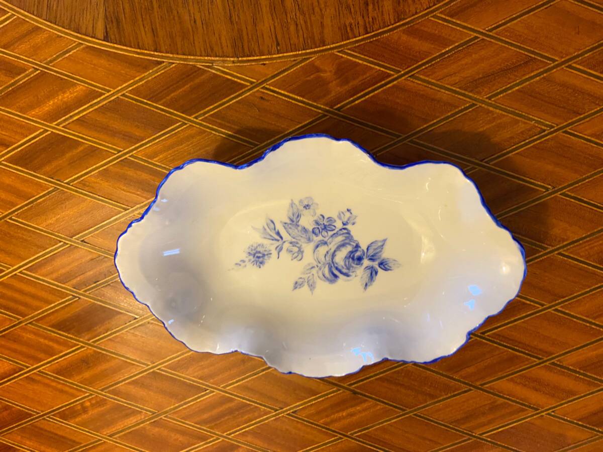 ANCIEN VIDE POCHE PORCELAINE DE LUXE F.D. Empire NAPOLEON JOSEPHINE