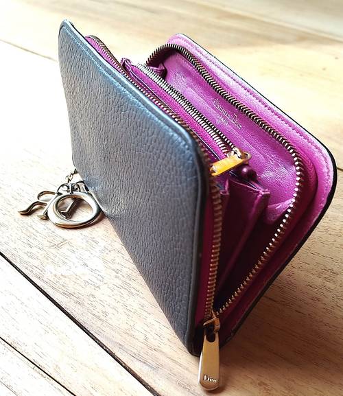 Vends portefeuille "Diorissimo" zippé, de Dior