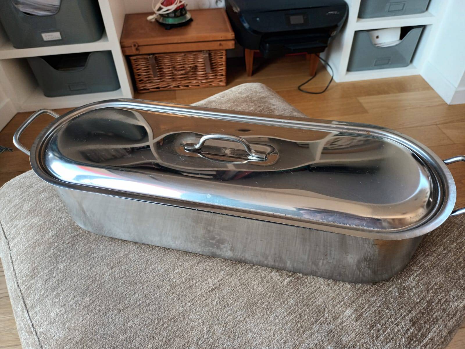 Poissonnière 51 cm en acier inoxydable - Arts de la table