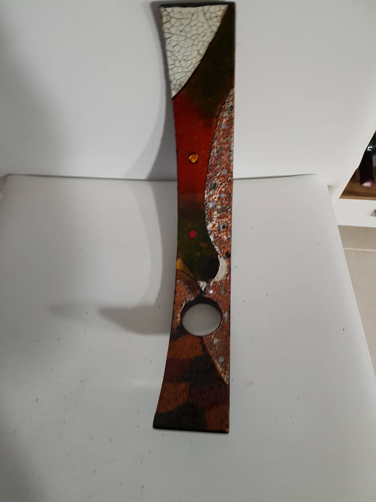 Porte bouteille en véritable laque