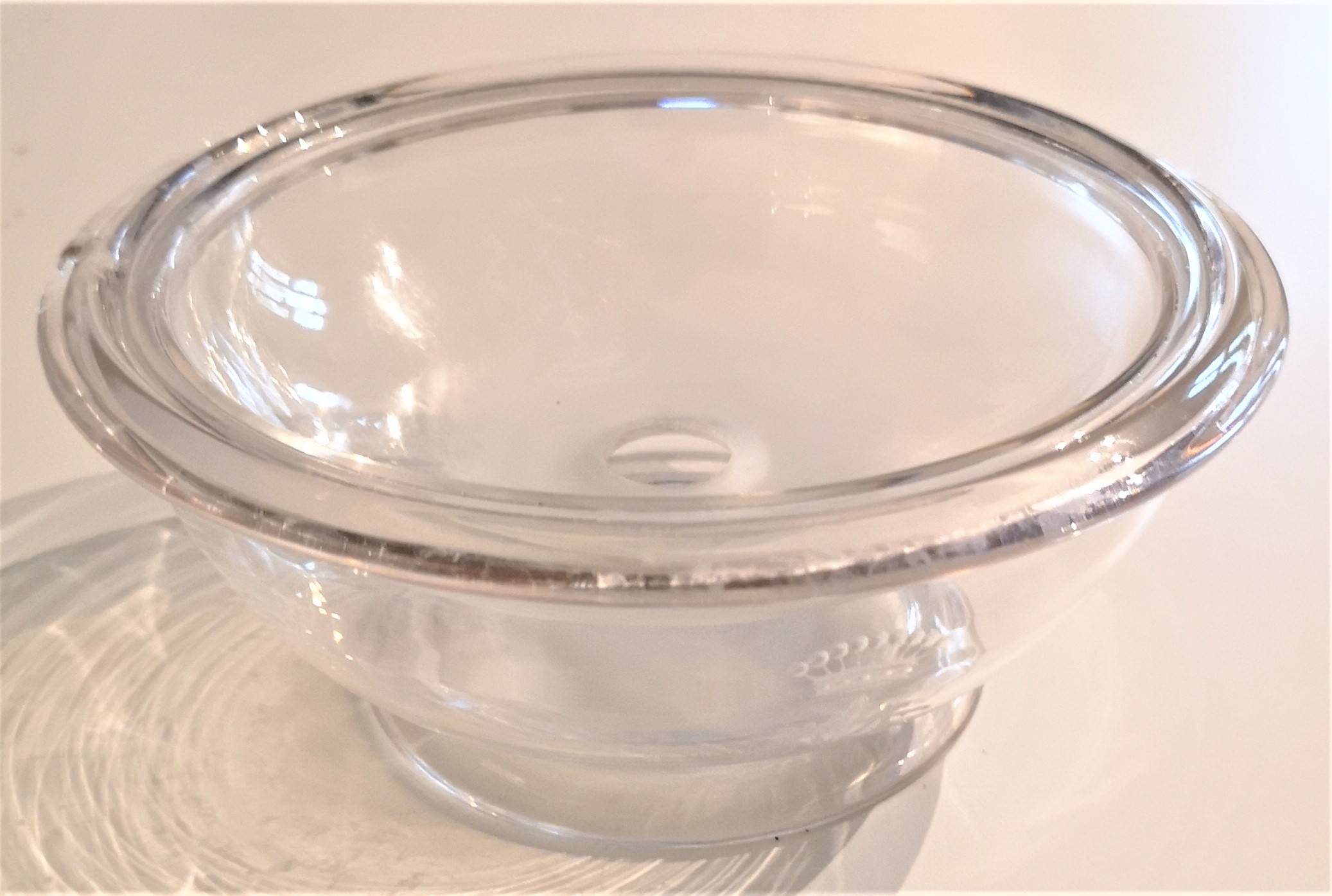 Porte savon en Cristal gravé