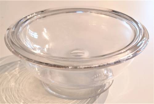 Porte savon en Cristal gravé