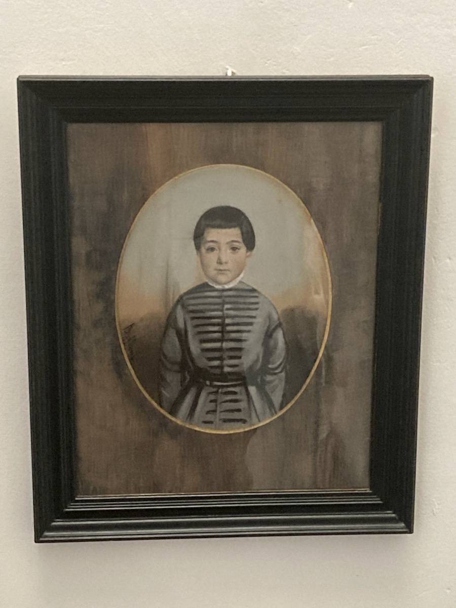 Vends portrait pastel signé Belloni XIXème