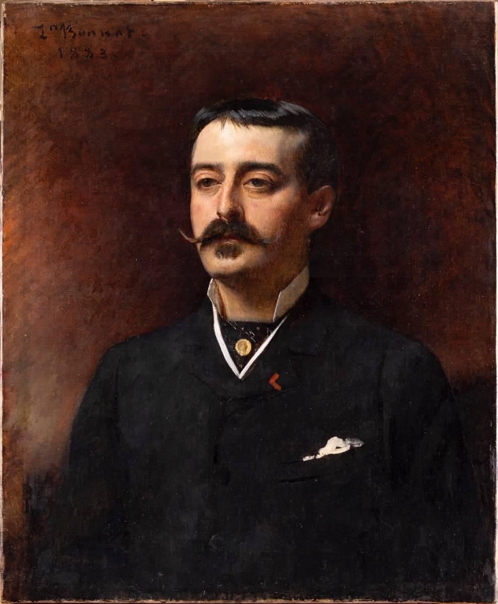 Portrait signé et daté Léon Bonnat