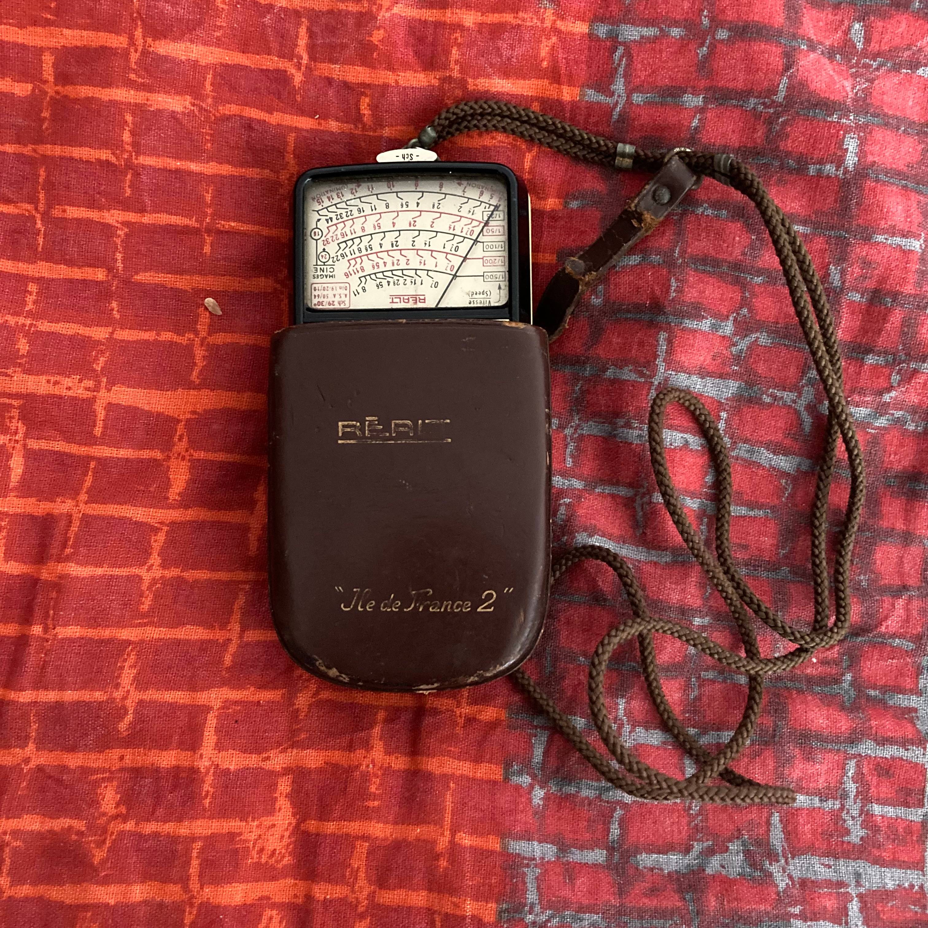 Posemètre Cellule Vintage Réalt – Ile De France De Luxe Monocadran, Années 1960