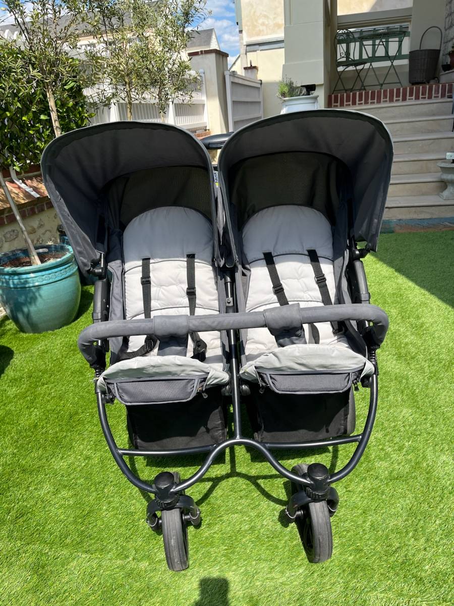 Vends poussette Hauck Double Roadster Duo SLX