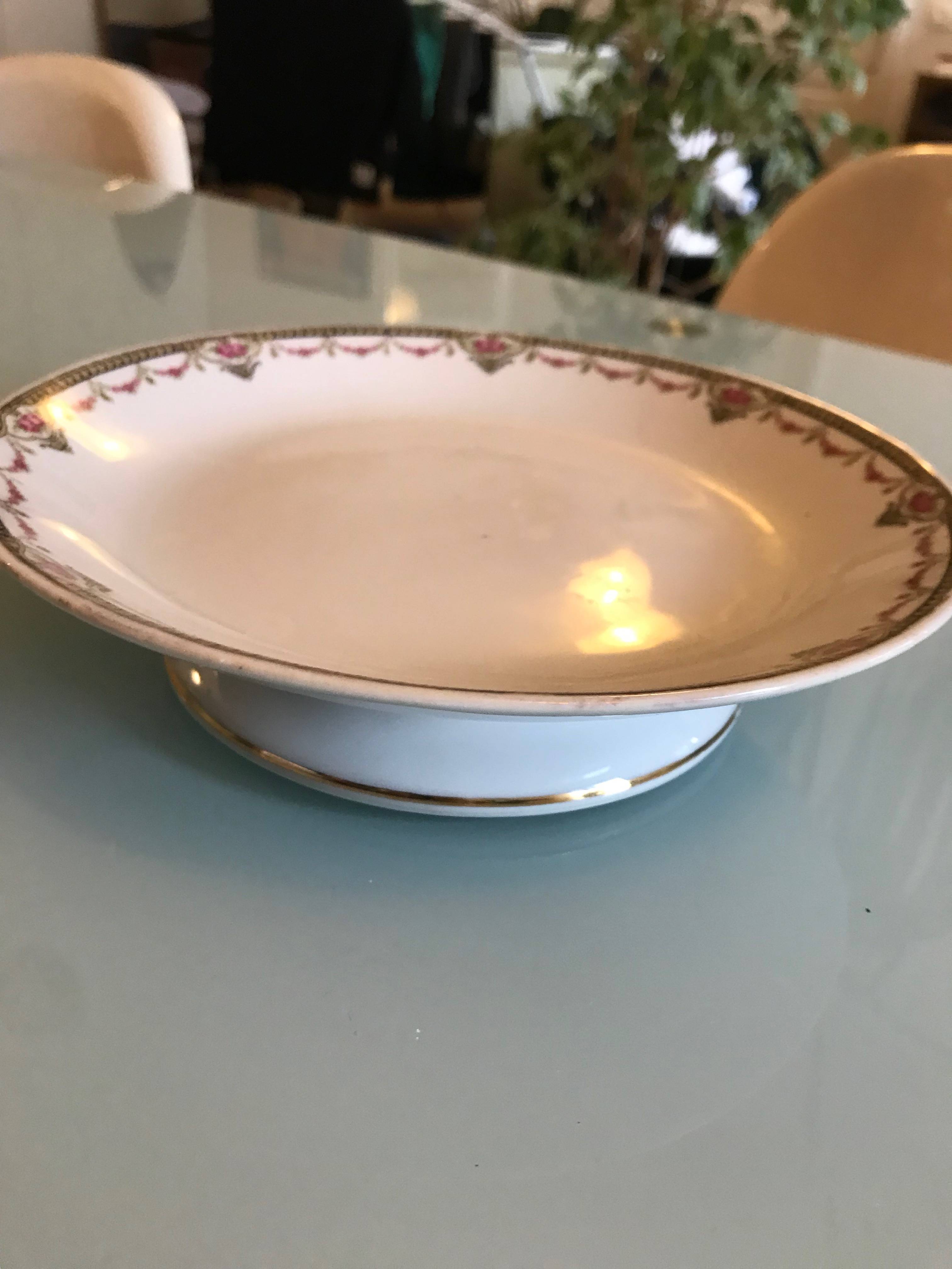 Plat de présentation pour gâteaux - ancien