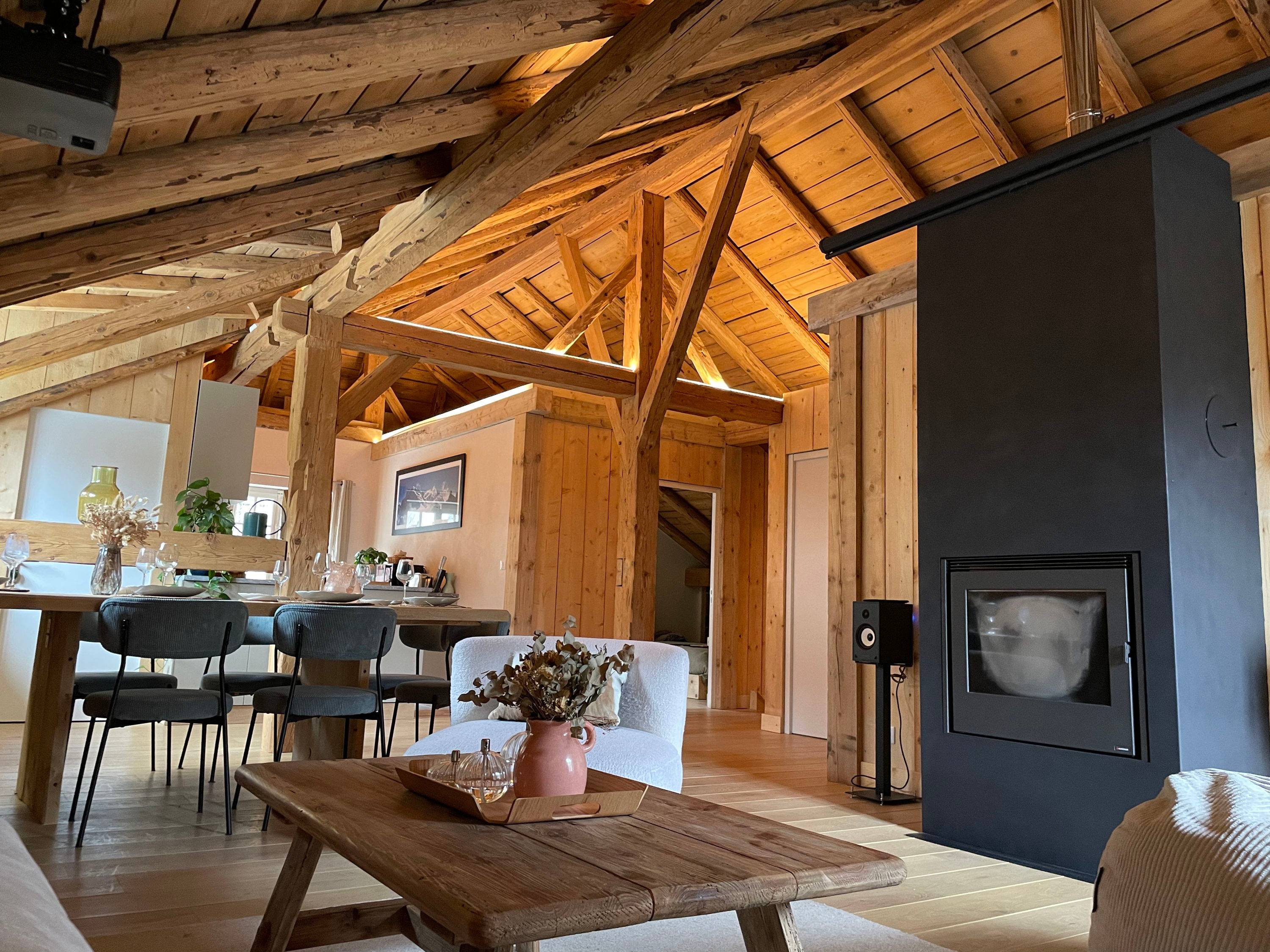 Loue appartement avec vue - 120m² - Proche Chamonix - 8 couchages