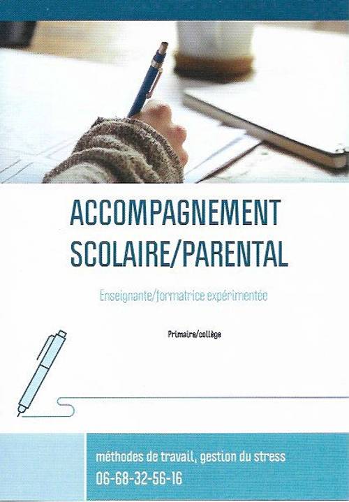 Propose service d’accompagnement scolaire et parental - niveau primaire et collège