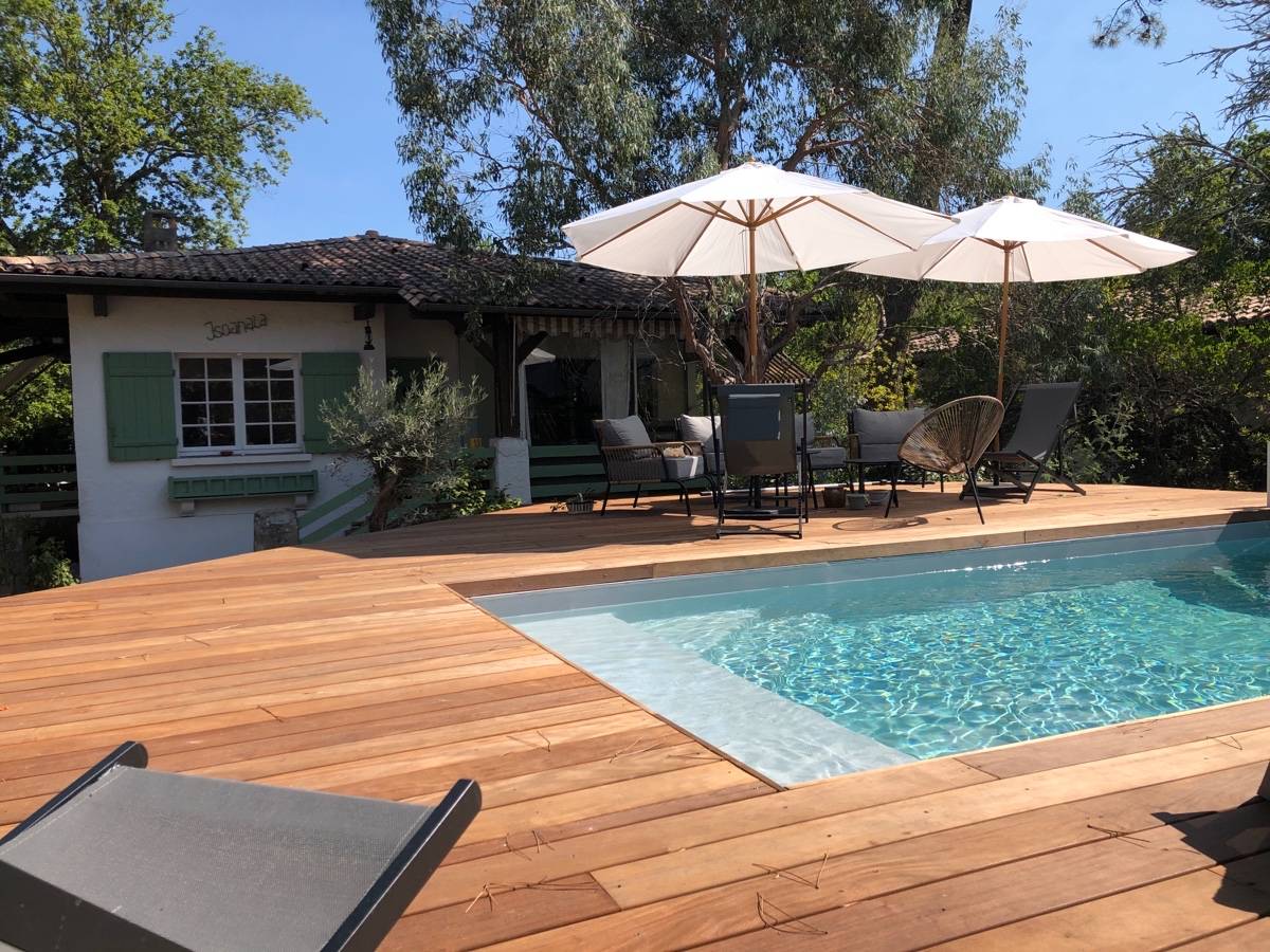 Loue Villa avec piscine - 6 chambres, 14 couchages - Arcachon (33)