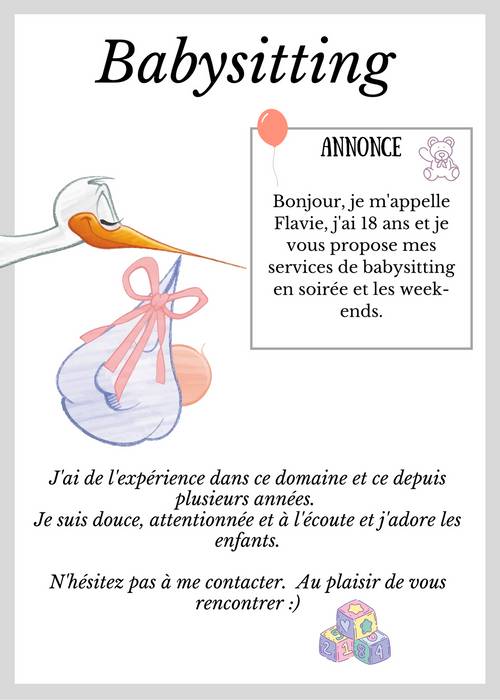 Propose babysitting