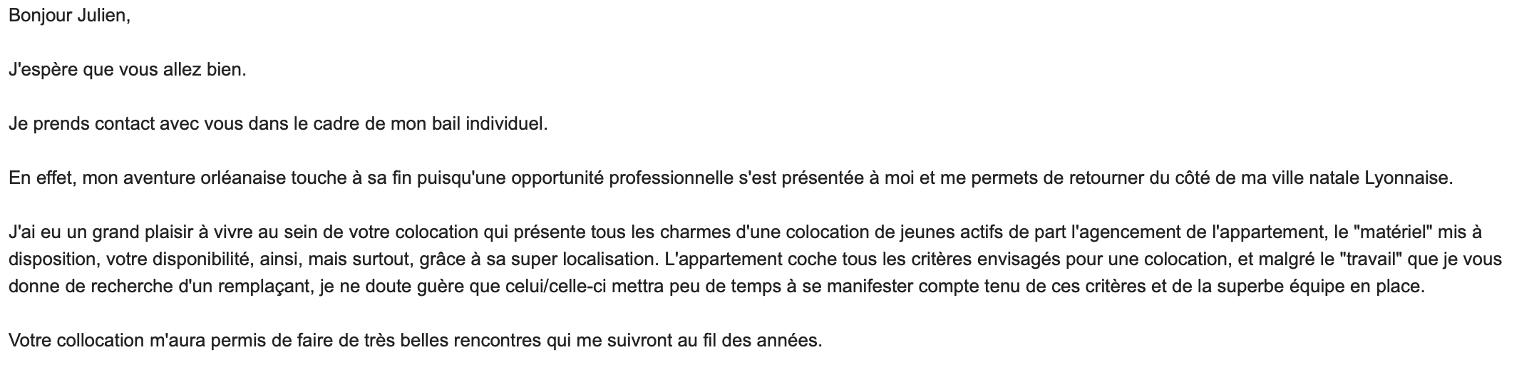Une photo de l’annonce