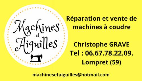 Réparateur de machines à coudre propose services