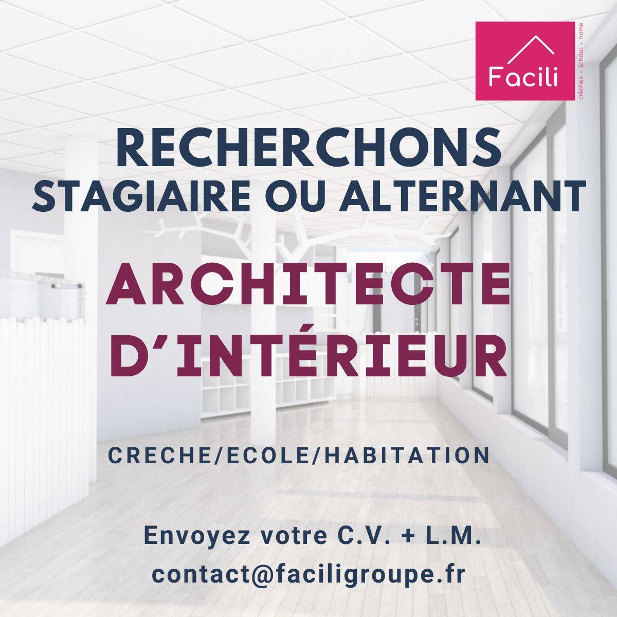 Propose stage dessin/ architecture intérieure sur Gens de Confiance