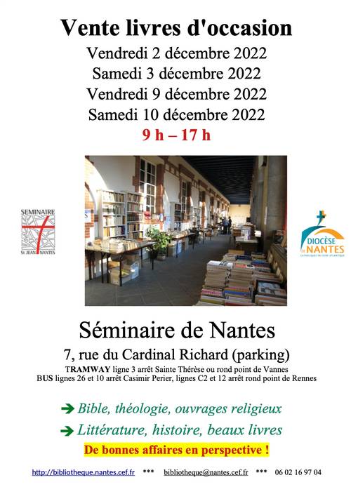 Propose vente livres d’occasion