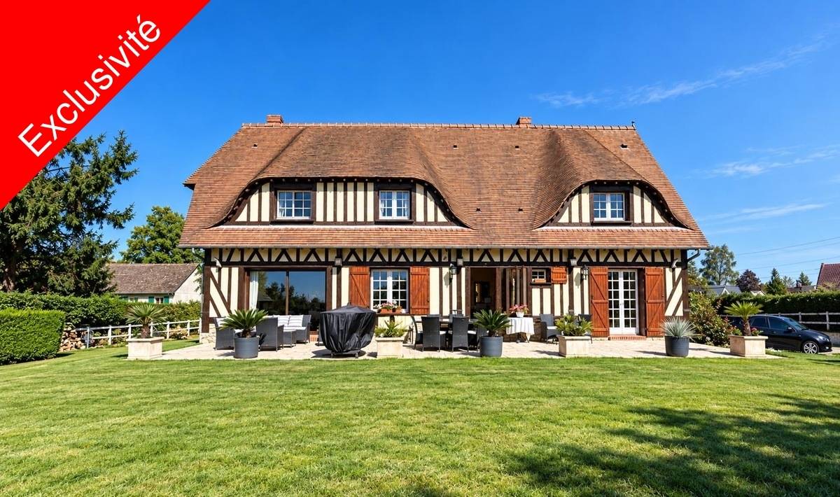 Vends maison - 200 m² - 7 pièces, 3 chambres - Saint-Georges-sur-Fontaine 76690
