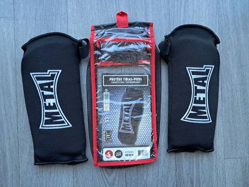 Protège tibias Metal Boxe - Taille S