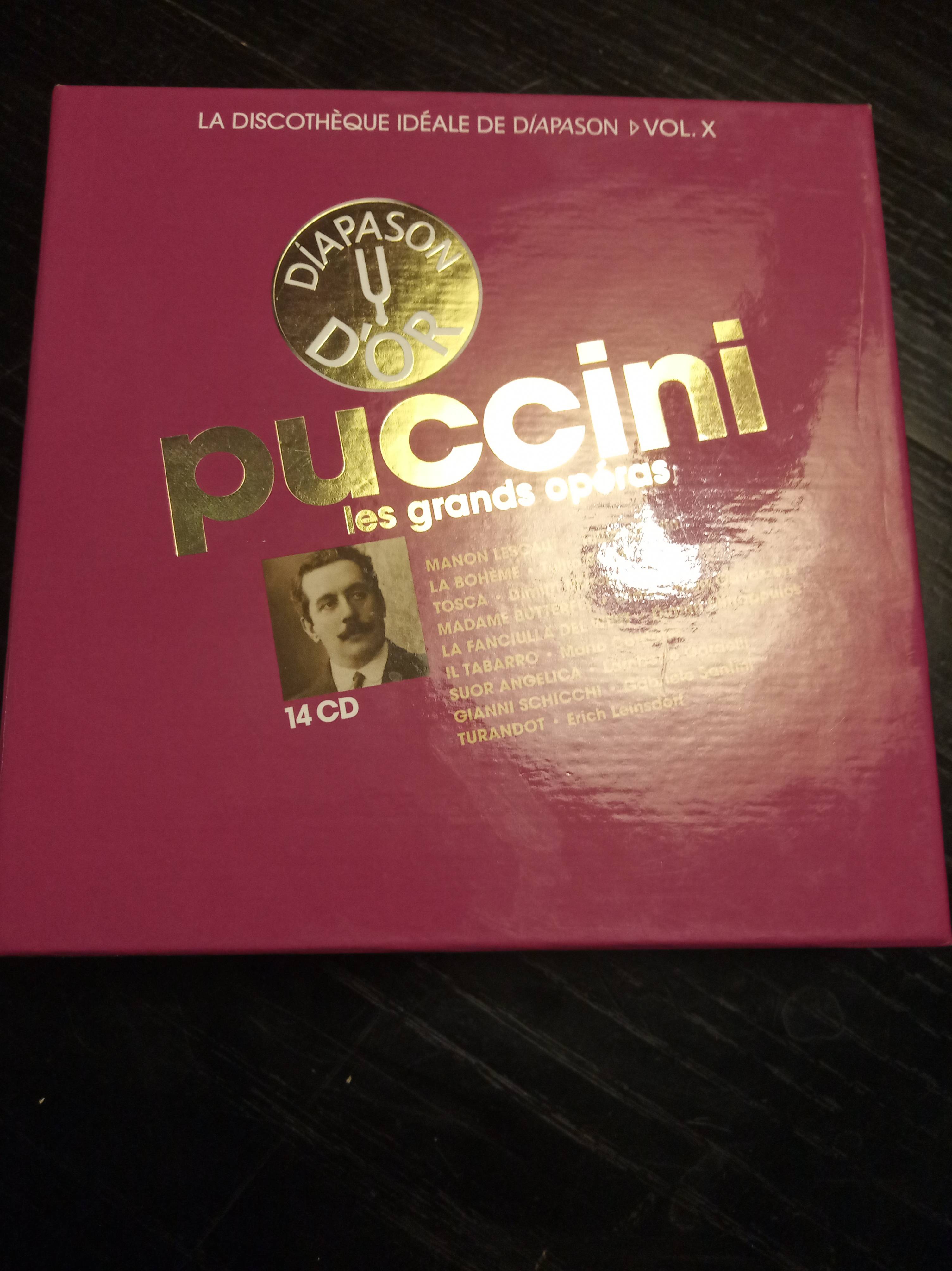 Puccini/Les Grands Operas, édition Diapason (musique classique, coffret 14CD)