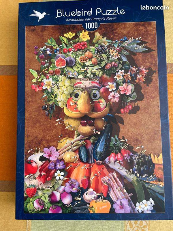 PUZZLE BLUEBIRD PUZZLE _ Arcimboldo _ 1000 pièces