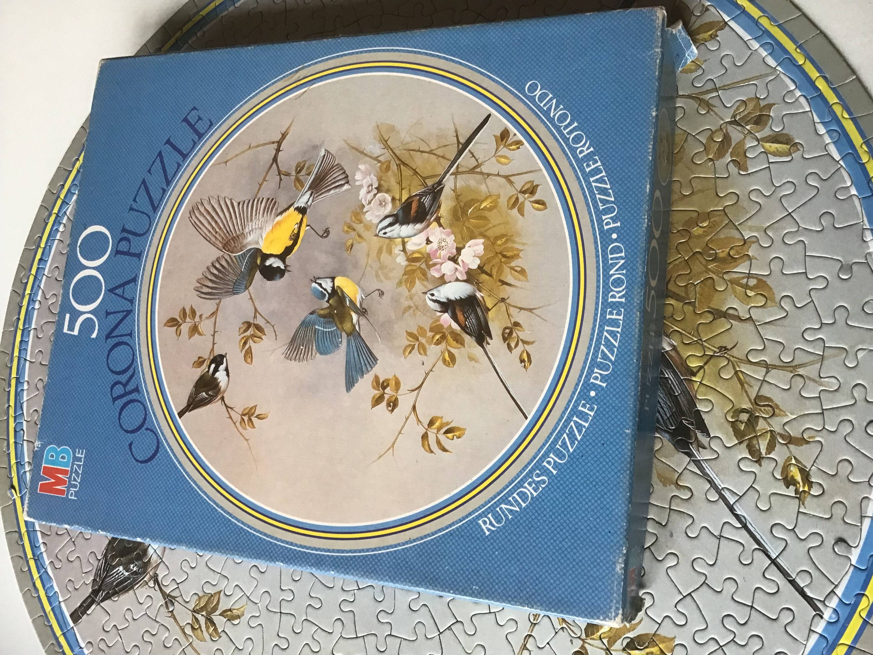 Puzzle de 500 pièces. Les mésanges